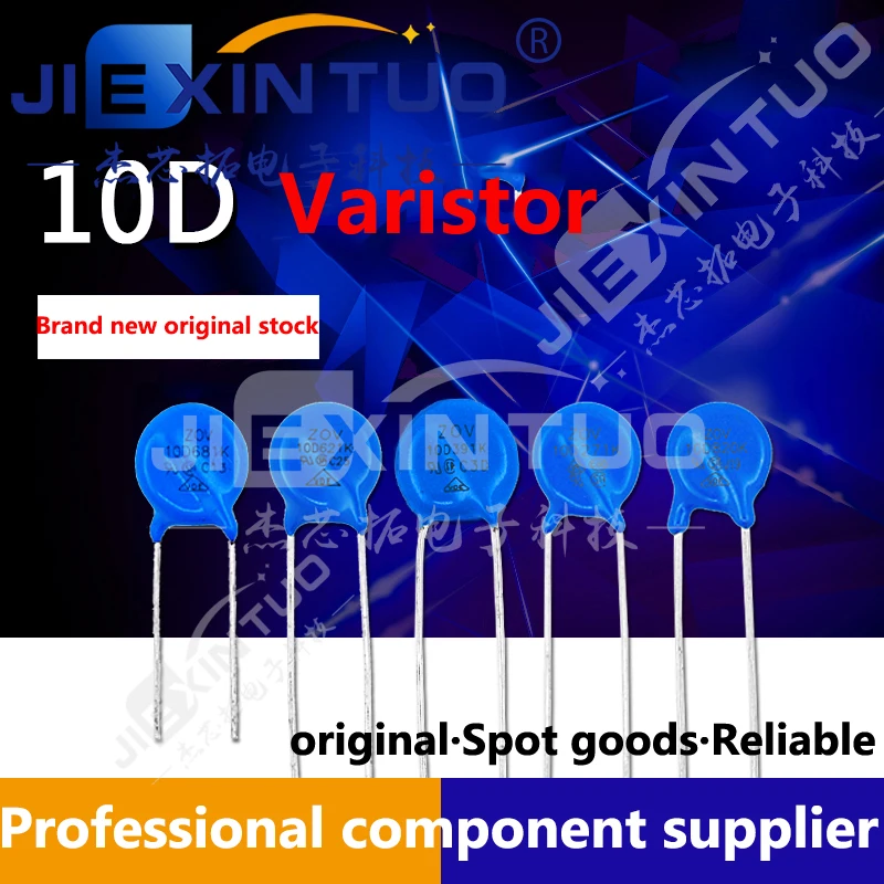10D Varistor 10K 270/330/390/470/101/271/431/471/561/681/821K Voltage Dependent Resistor