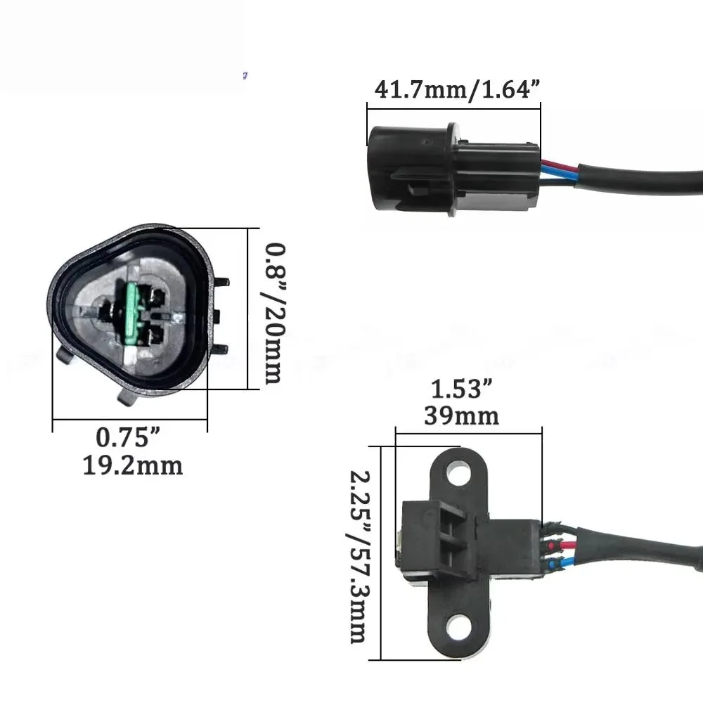 Фото Датчик положения коленвала MR507743 для Mitsubishi L200 K74T / K75T 96-05 KB4T L300 P03V P03W Pajero Sport KG5W J5T25178 №2