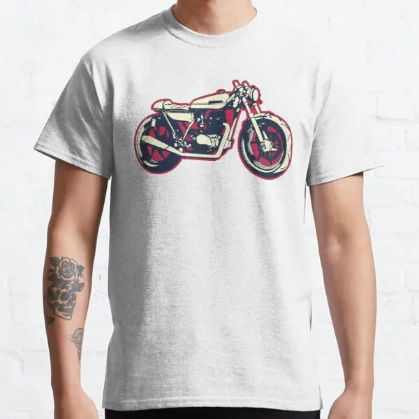 

Мотоциклетная футболка Honda CB Cafe racer Honda Для Suzuki Jawa KTM Gas Beta Cagiva KYMCO