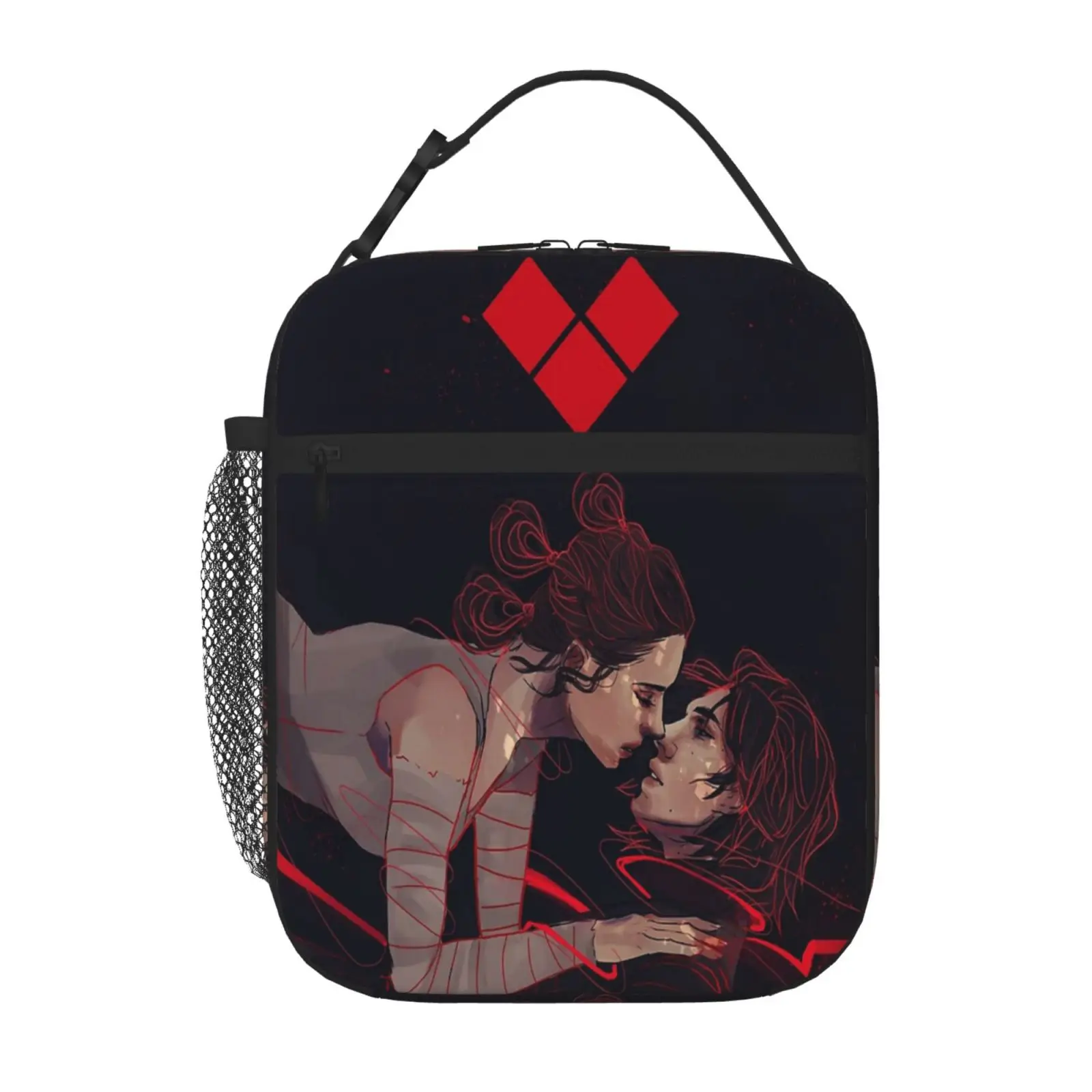 

Red Thread Children'S Food Bag Insulated Bags Kawaii Bag Thermal Fridge Bag Thermal Lunchbox