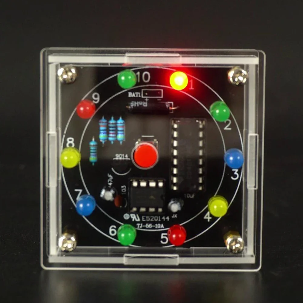 Светодиодный набор для сборки колесо удачи NE555 CD4017 3V