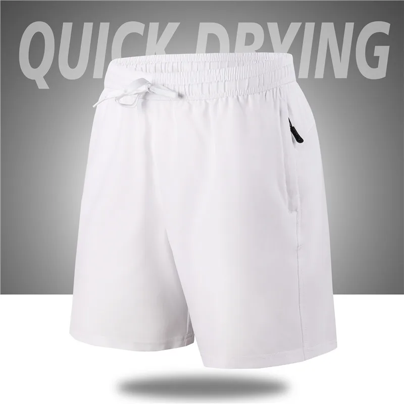 

Summer Men's Training Shorts Sports Quick-drying Running Fitness Beach 6XL Size Basketball Casual Loose Ice Silk Thin Breathable