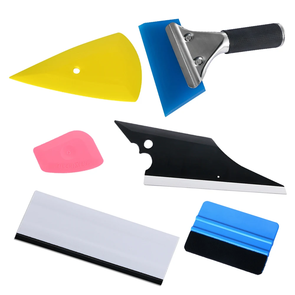 

6 шт., скребок для установки автомобильных наклеек