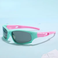 ourdoor riding polarized kids sunglasses silicone flexible safety children sun glasses fashion boys girls shades eyewear uv400