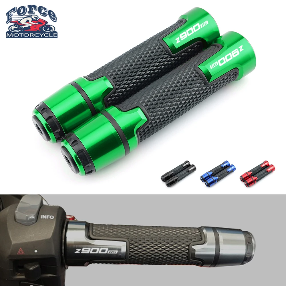 

CNC Handlebar Grips Hand Grip Ends Plug Cap 7/8" 22mm FOR KAWASAKI Z900 Z900RS Z 900 RS Motorcycle Accessories 2018 2019 2020
