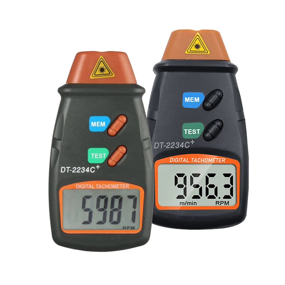 

Digital Non Contact Laser Photo Tachometer Digital RPM Tach Digital Laser Tachometer Speedometer Speed Gauge Engine