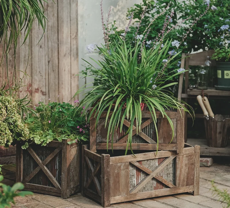 Рамка для овощей в стиле барокко железная коробка цветов из твердой древесины