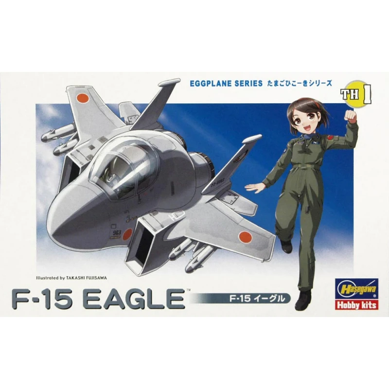H60101 Hasegawa Сборная модель Egg Plane F-15 Eagle Б/М | Наборы для сборки моделей