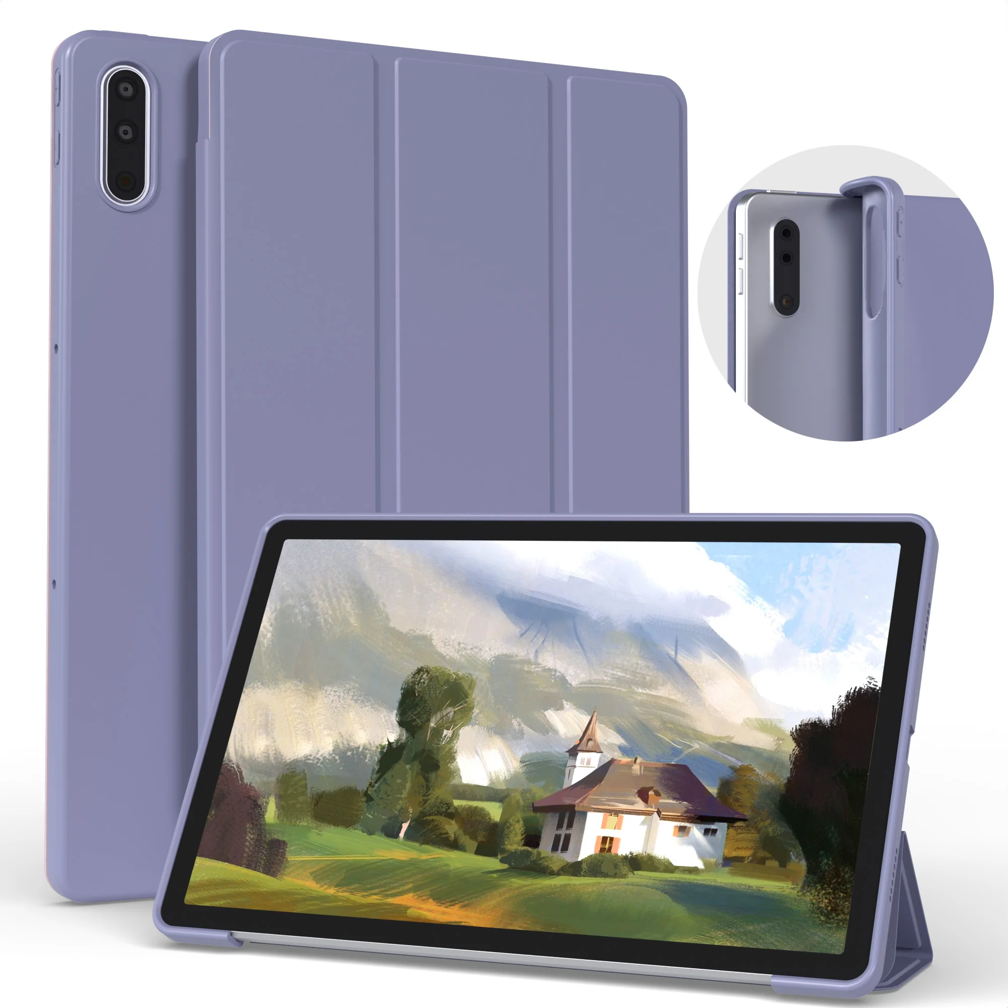 

Чехол для Lenovo Tab P11 Pro и планшетов Lenovo Tab P11, магнитная подставка тройного сложения, чехол для планшета Lenovo tab P11 Plus TB-J606