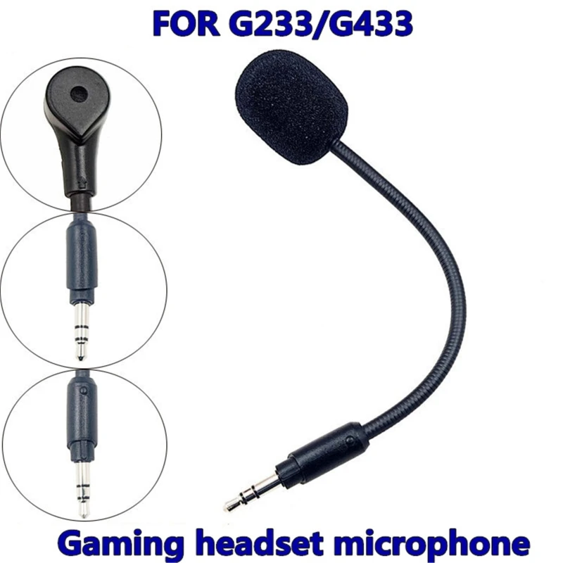 

Professional Gaming Mics for logitech G233 G433 Gaming Earphone Parts E8BE