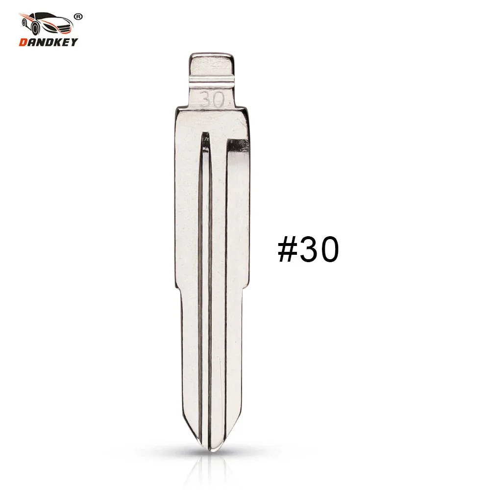 Универсальный складной автомобильный ключ Dandkey, пустой необрезанный лезвие 30, #   No 30 для CMC Junjie Galena Sceo Daewoo Matrix хромированная медь
