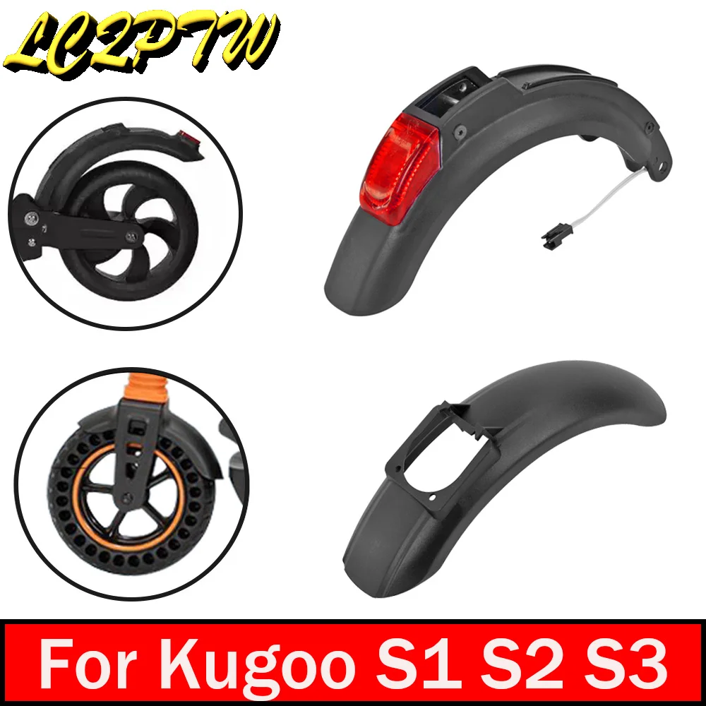 

Rear Fender Assembly Electric Scooter Back Mudguard Rear Fenders Guard for Kugoo S1 S2 S3 Replacement Front Guard Mudguard