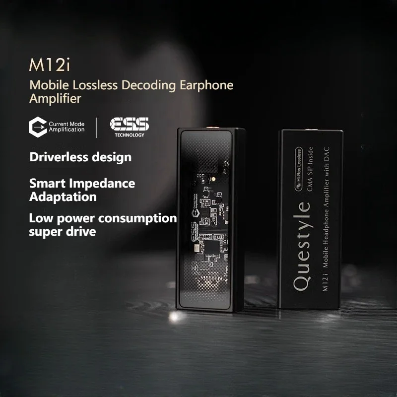 Фото Questyle M12i ESS Флагманский портативный USB ЦАП/АМП ES9281AC Чип Hi-res PCM DSD512 Адаптируемые режимы усиления Усилитель для наушников 3,5 мм №3