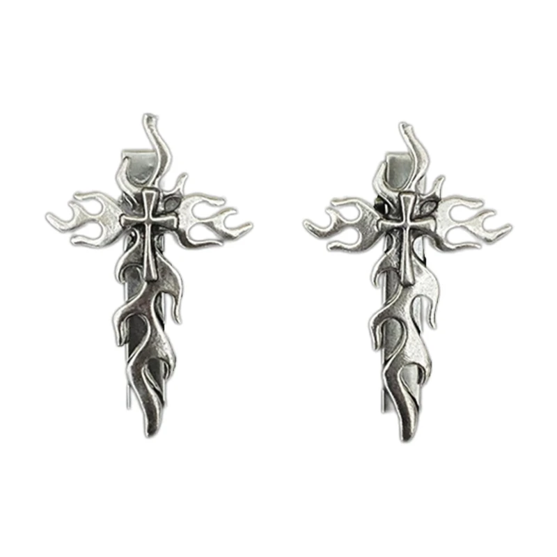 

Нежные заколки для волос с изображением пламени утконоса для девочек, повседневная одежда, Нескользящие заколки для волос Y2K, Стильная Мила...