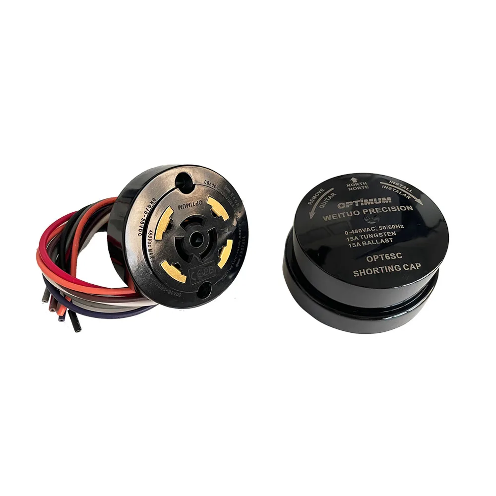 Высококачественный ANSI стандартный IP66 NEMA коннектор, поворотный замок, 7-контактный затемняющий разъем с короткой крышкой