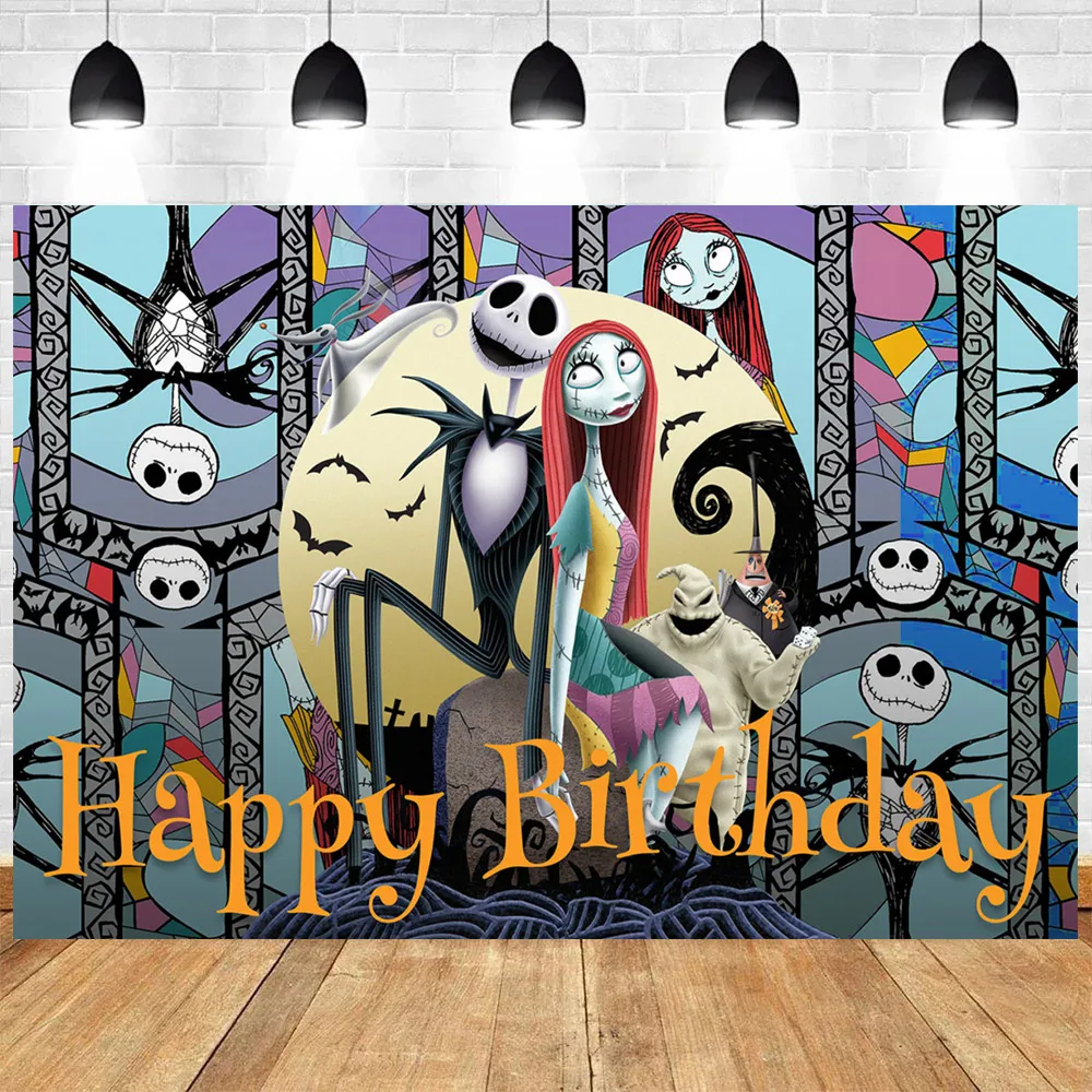 Одноразовая посуда для Хэллоуина Кошмар перед Рождеством