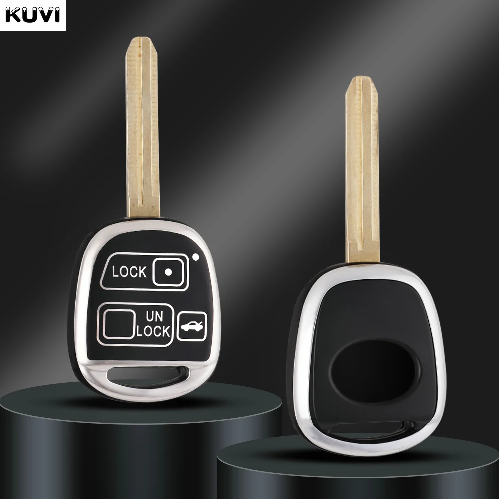 Новый ТПУ чехол для автомобильного ключа Toyota RAV4 Corolla Land Cruiser Prado Camry Tarago FJ Previa Celica