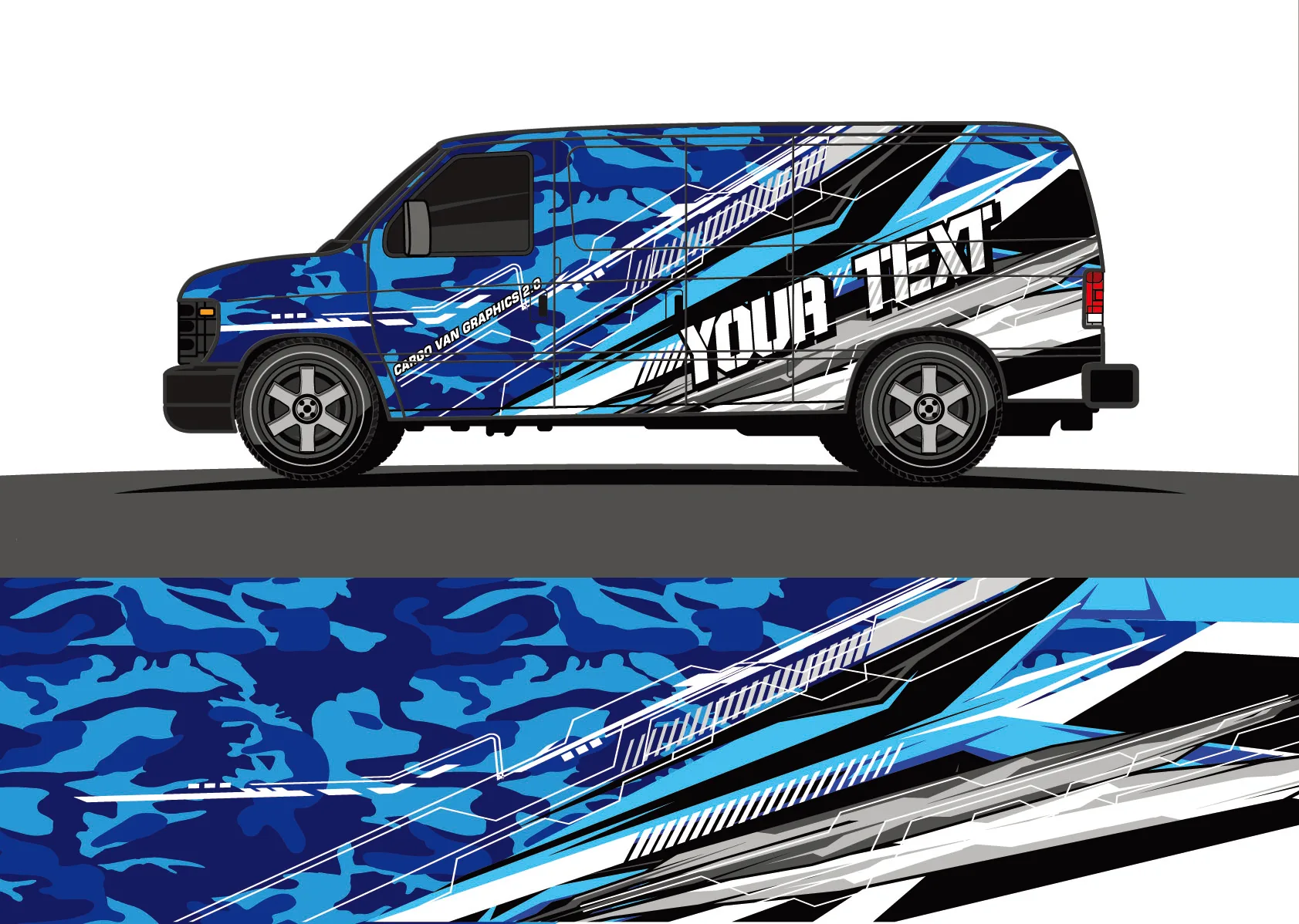 

Camouflage Fashion Car Full Wrap Sticker Car Decal Decorative Cut Body Racing Graphic Decal Vinyl Wrap Modern Design Red Retro