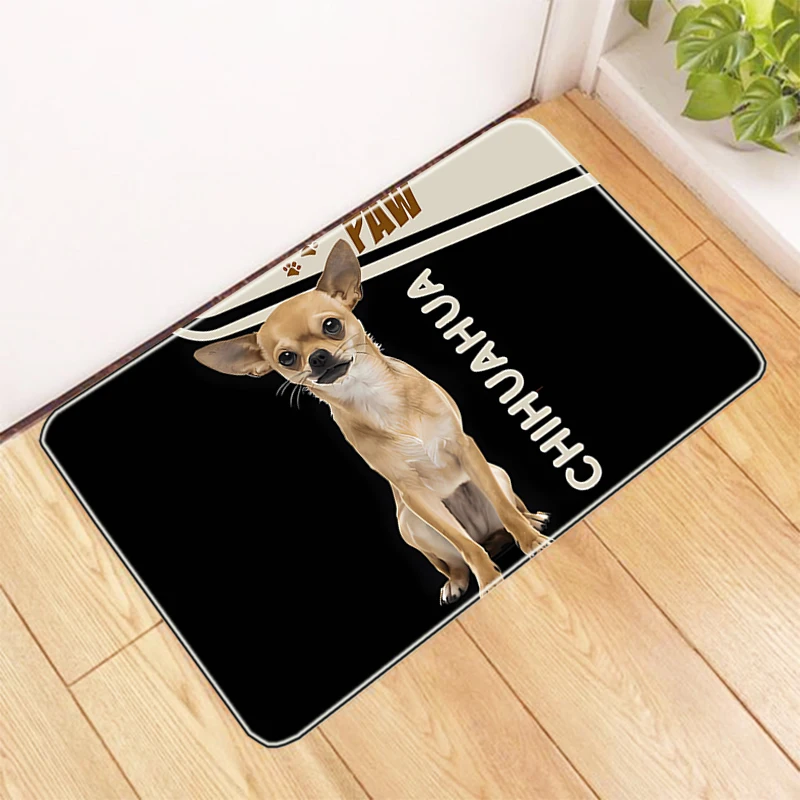 

Chihuahua Dog Living Room Rugs Door Mat Kitchen Carpet Doormats Prayer Rug Entrance Doormat Welcome Home Floor Mats Balcony rug