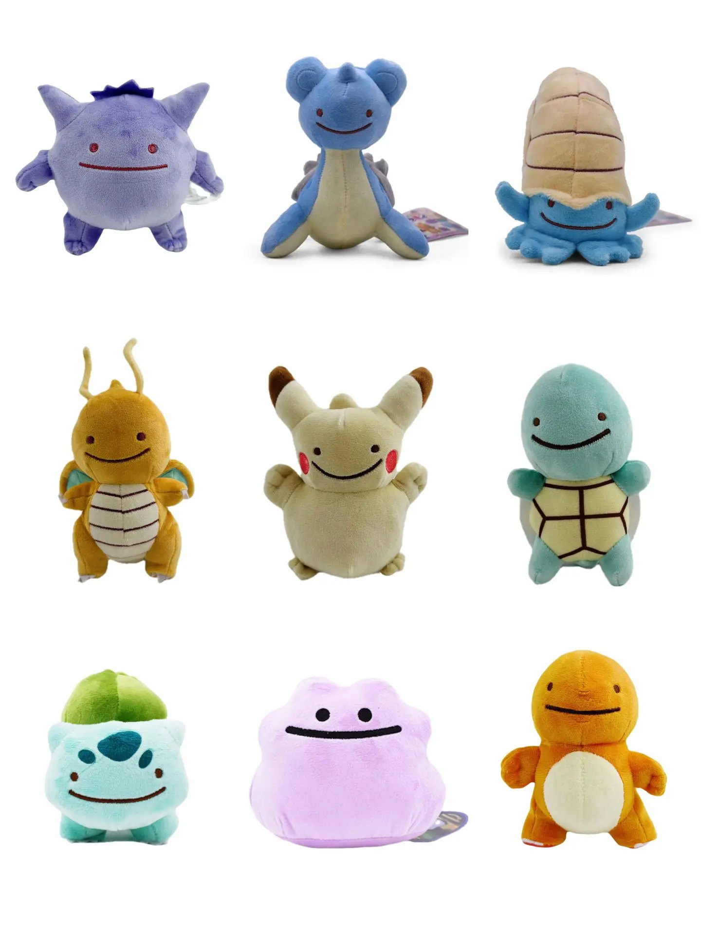 

10 шт./партия, плюшевые куклы из аниме «Покемон»