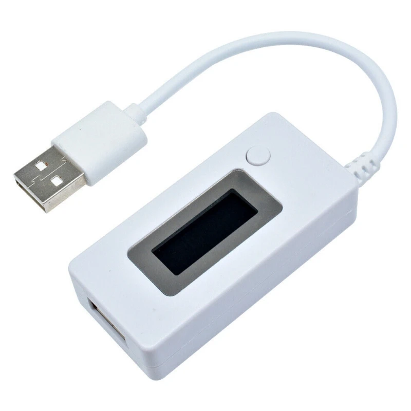 Амперметр детектор USB мультиметр тестер напряжения тока портативный Прямая