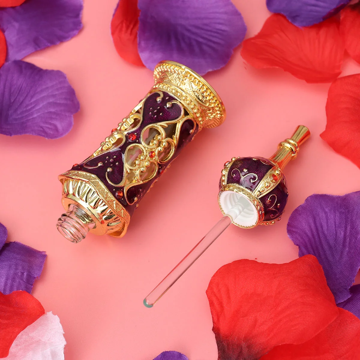 12 мл контейнер для макияжа с золотым декором флакон духов женщин путешествия