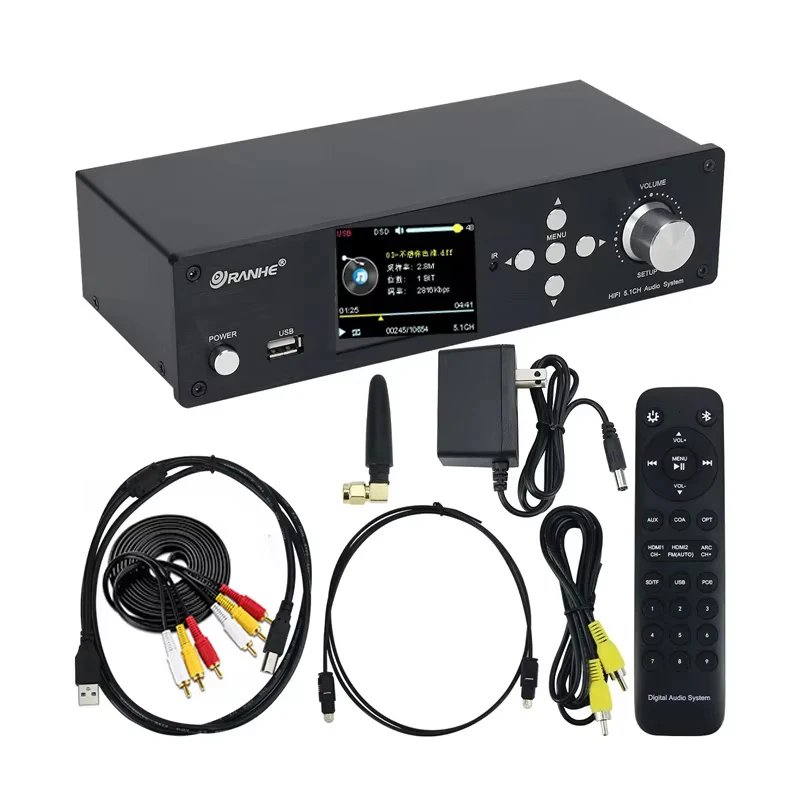4K HDMI-совместимый 2.0 DAC-конвертер, аудиодекодер 5.1CH с Bluetooth, PC-USB DAC, цифровая аудиосистема DTS AC3 5.1 (art.: 3920dc35f2121) - 3920dc35f2121