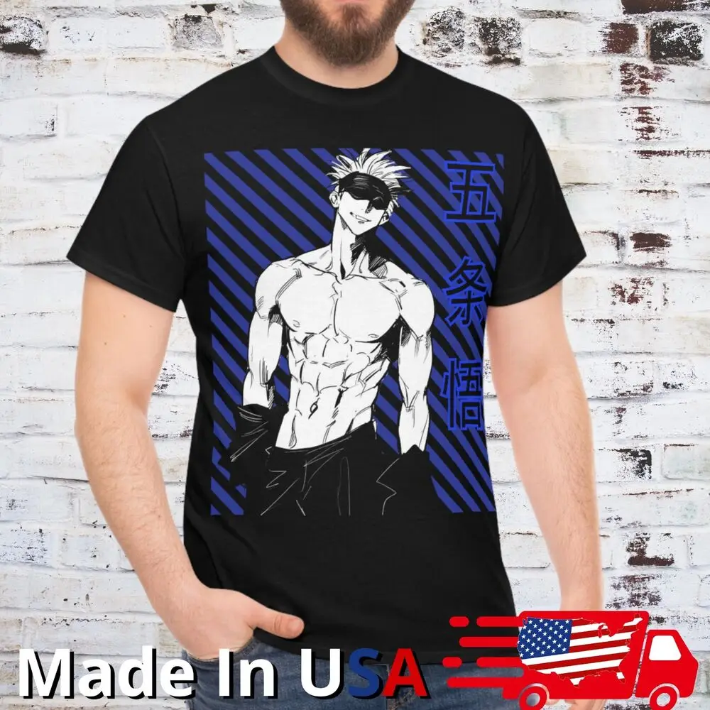 Футболка Gojo из аниме джутсу кайсен одежда Ecchi Tee Hentai японская манга косплей