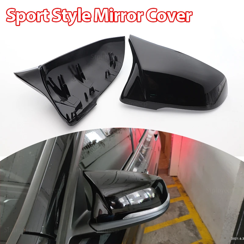 

Replacemen M Look Mirror Cover for BMW X1 X2 Z4 1 2 Series F44 F48 F49 F39 F52 F40 G29 for Toyota Supra Black Mirror Cap