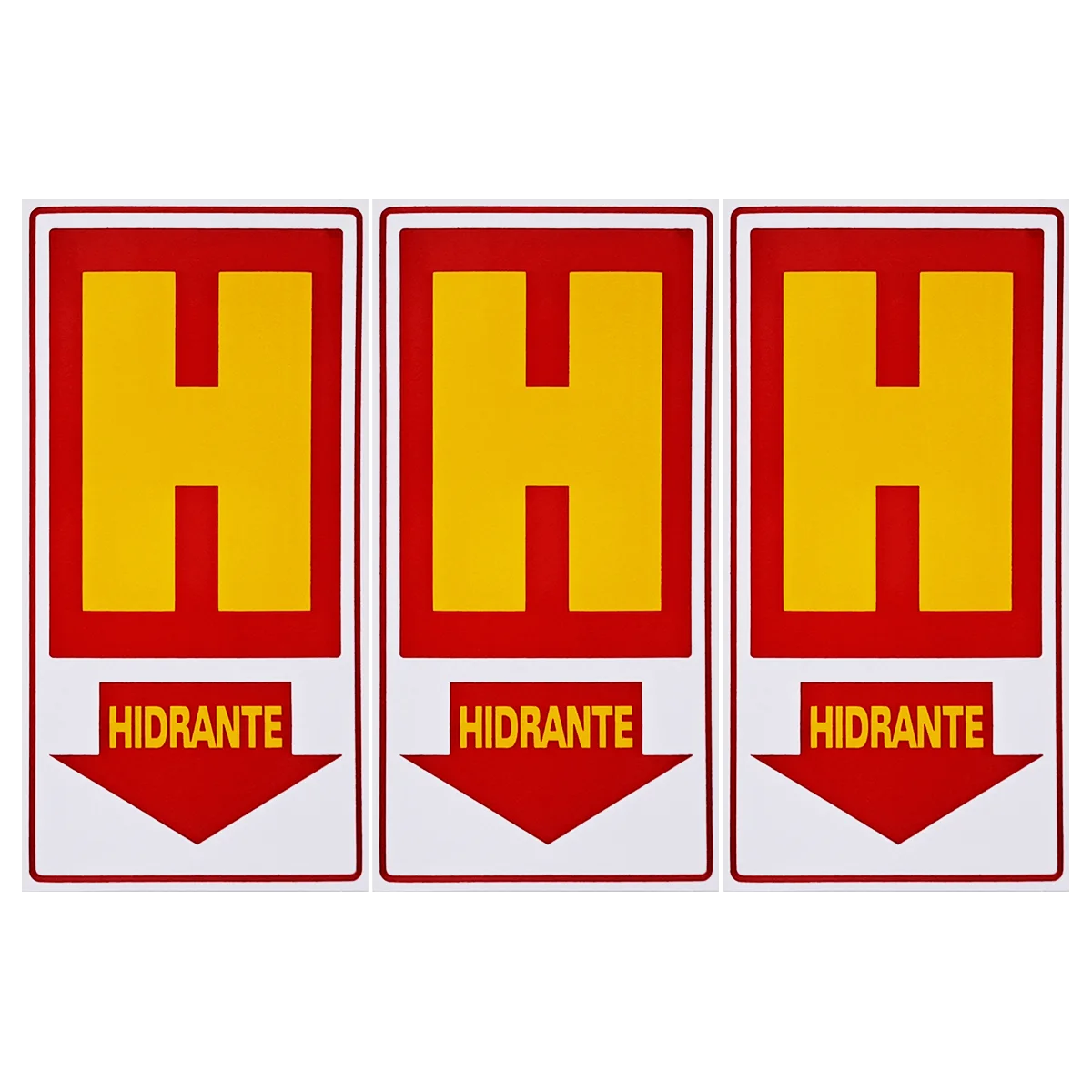 

Combo 3 Hydrant Signal Plates 15x30 Access-X-700 F9e