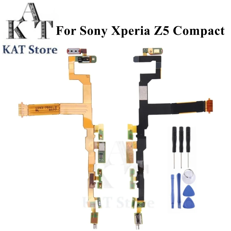 

Гибкий кабель KAT для Sony Xperia Z5 Compact E5803 E5802 кнопка регулировки громкости запасная часть для смартфона