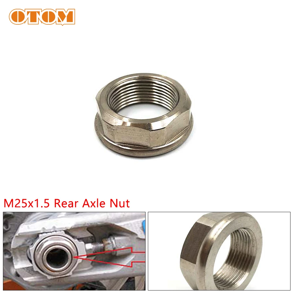 

OTOM мотоциклетная стопорная гайка заднего колеса, крышка обода M25x1,5, болт для KTM SXF XCF HUSQVARNA FC FX TC GASGAS EXF MCF 125-450