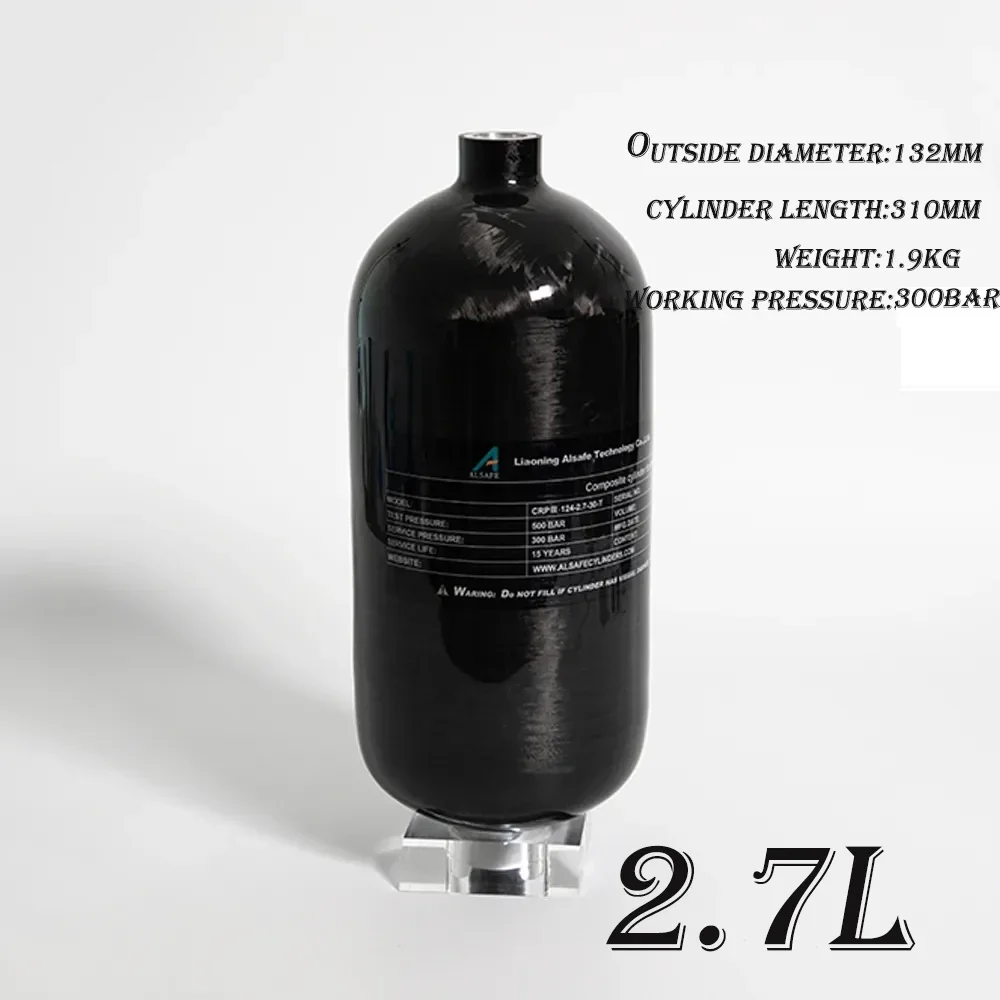 

ALSAFE цилиндр из углеродного волокна 4500 psi 2,7 л
