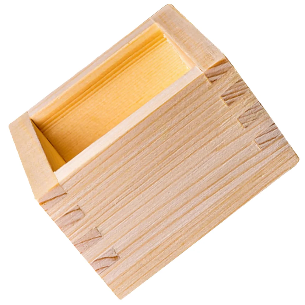 

Japanese Style Wood Sake Box Desktop Sake Cup Holder Box Multi-functional Box