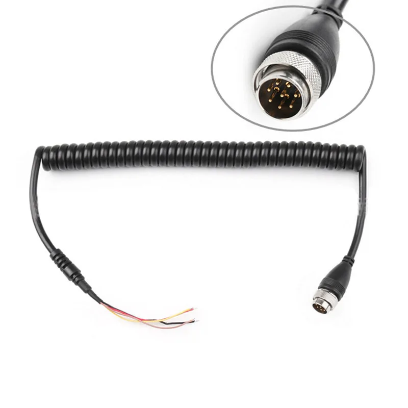 

Handheld Speaker PTT Mic HM180 HM-180 Microphone Cable Cord For ICOM IC-M700 IC-M710 IC-M700PRO IC-M600 SSB Replace EM-101 EM-48
