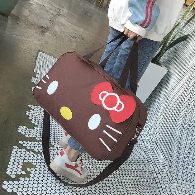 Cartoon Women's Handbag Luggage Bag Travel Bag Maternity Package Sports Bag Shoulder Bag Crossbody Waterproof Hellokitty