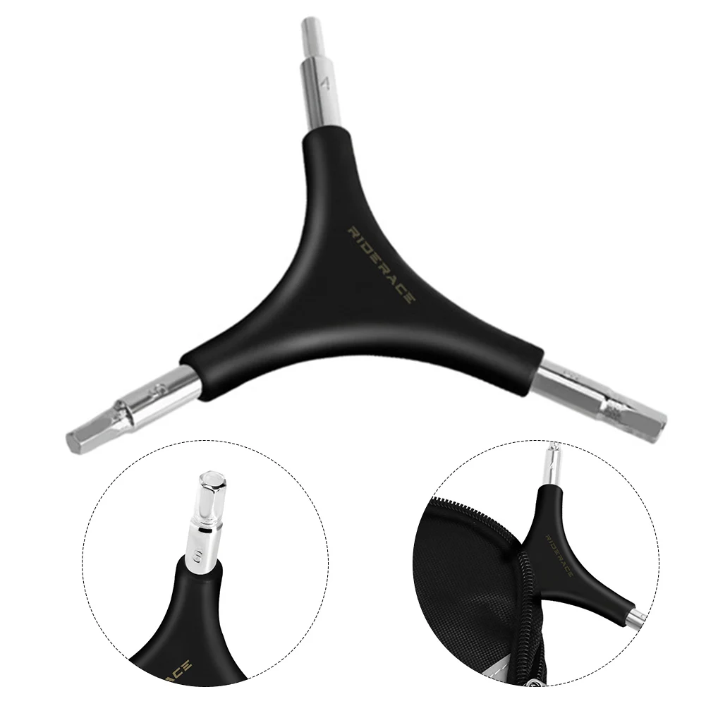 Эргономичный велосипедный шестигранный ключ изготовленный из хромованадиевой