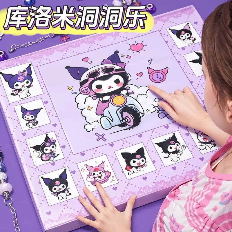 Горячий Sanrio Kuromi Mymelody Рождественский адвент-календарь Рисунок 24-дневный