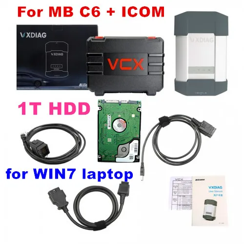 

Продвижение. .. VXDIAG VCX Diagnosis 1T HDD для BMW и BENZ 2 в 1 сканер