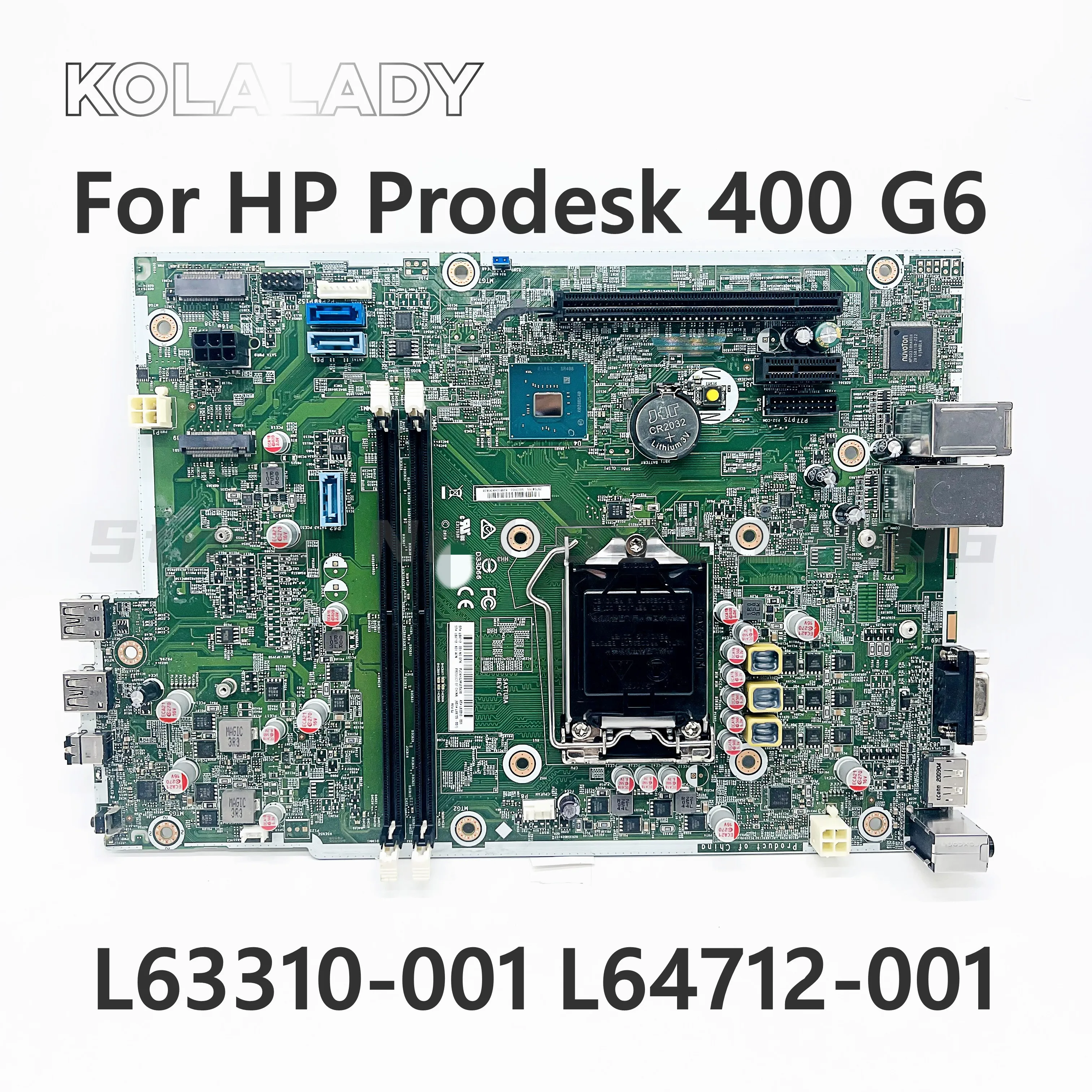 Оригинальная материнская плата для настольного компьютера HP Prodesk 400 G6 SFF L63310-001 L64712-001 L49705-001 100% полностью проверена. Быстрая доставка.