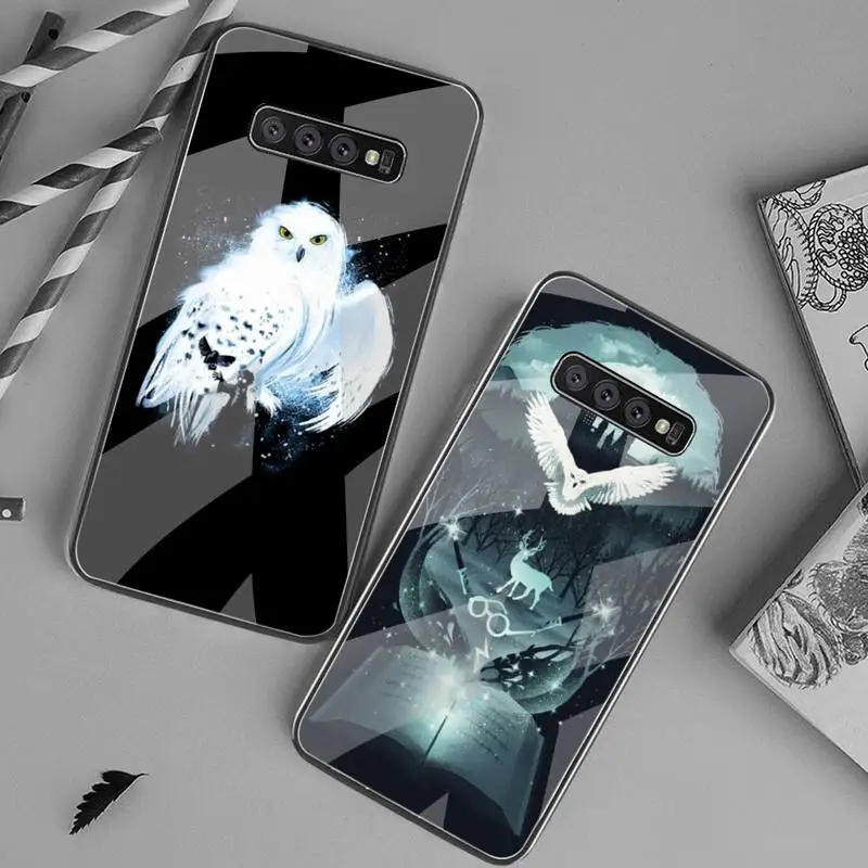

Cartoon Potter Movie-Design Harries Phone Case Tempered Glass For Samsung S20 Ultra S7 S8 S9 S10 Note 8 9 10 Pro Plus Cover