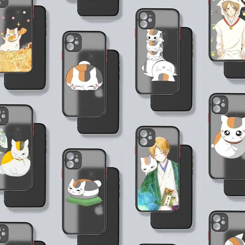 

Natsume yuujinchou Nyanko Sensei Phone Case matte transparent For iphone 14 11 12 13 plus mini x xs xr pro max cover