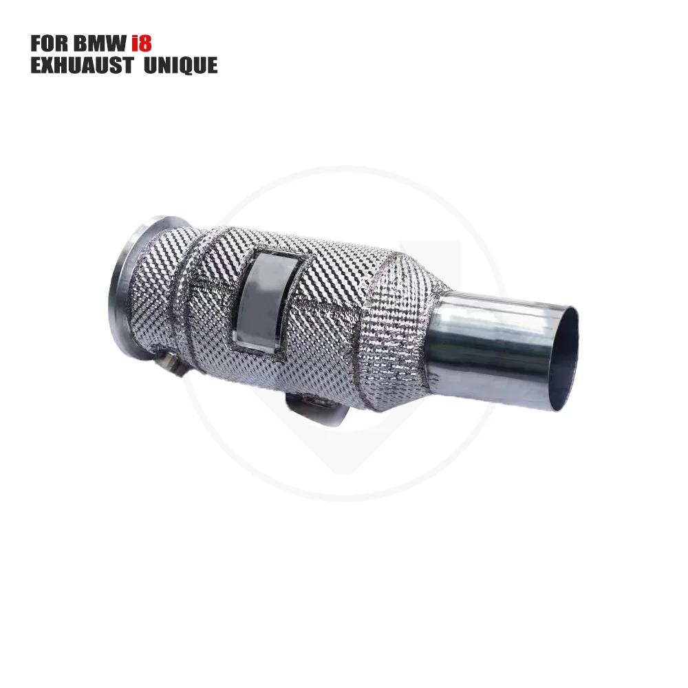 

UNIQUE Exhaust Manifold Downpipe for BMW i8 1.5T 2014-2018 Car Accessories With Catalytic converter Header Without cat pipe
