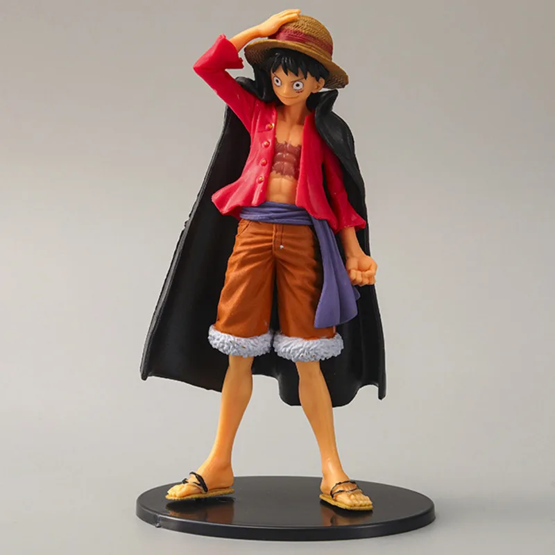 16 см цельная аниме-фигурка обезьянки д Луффи соломенная шляпа семейная коллекция