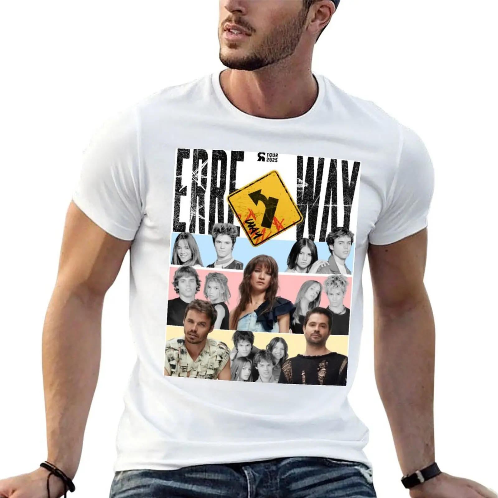 Фото Футболка Erreway Tour 2025, рабочая, повседневная, утилитарная №1