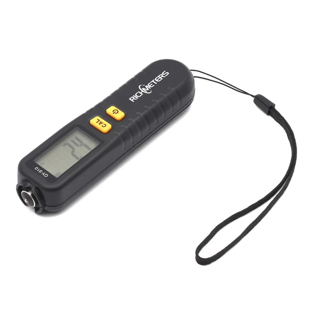 

Coating Thickness Gauge GY910 Digital 0-1300 LCD NFE Paint Meter Probe Tester 0-1300um Inspection Gages Measurement Tool