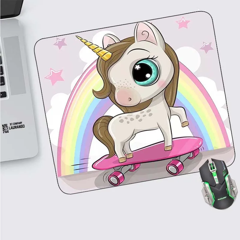 

Милый мультяшный единорог, коврик для мыши, игровой шкаф, игровой ноутбук, компьютерный Настольный коврик, коврик для мыши, аксессуары для к...