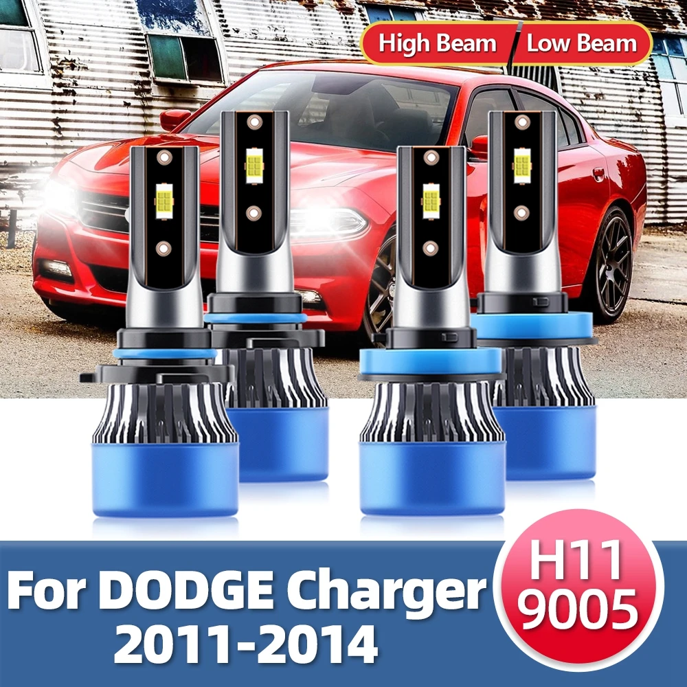 

Roadsun LED Headlight Bulbs Super Bright 15000lm CSP Chips For Dodge Auto Lamps For Charger 2011 2012 2013 2014