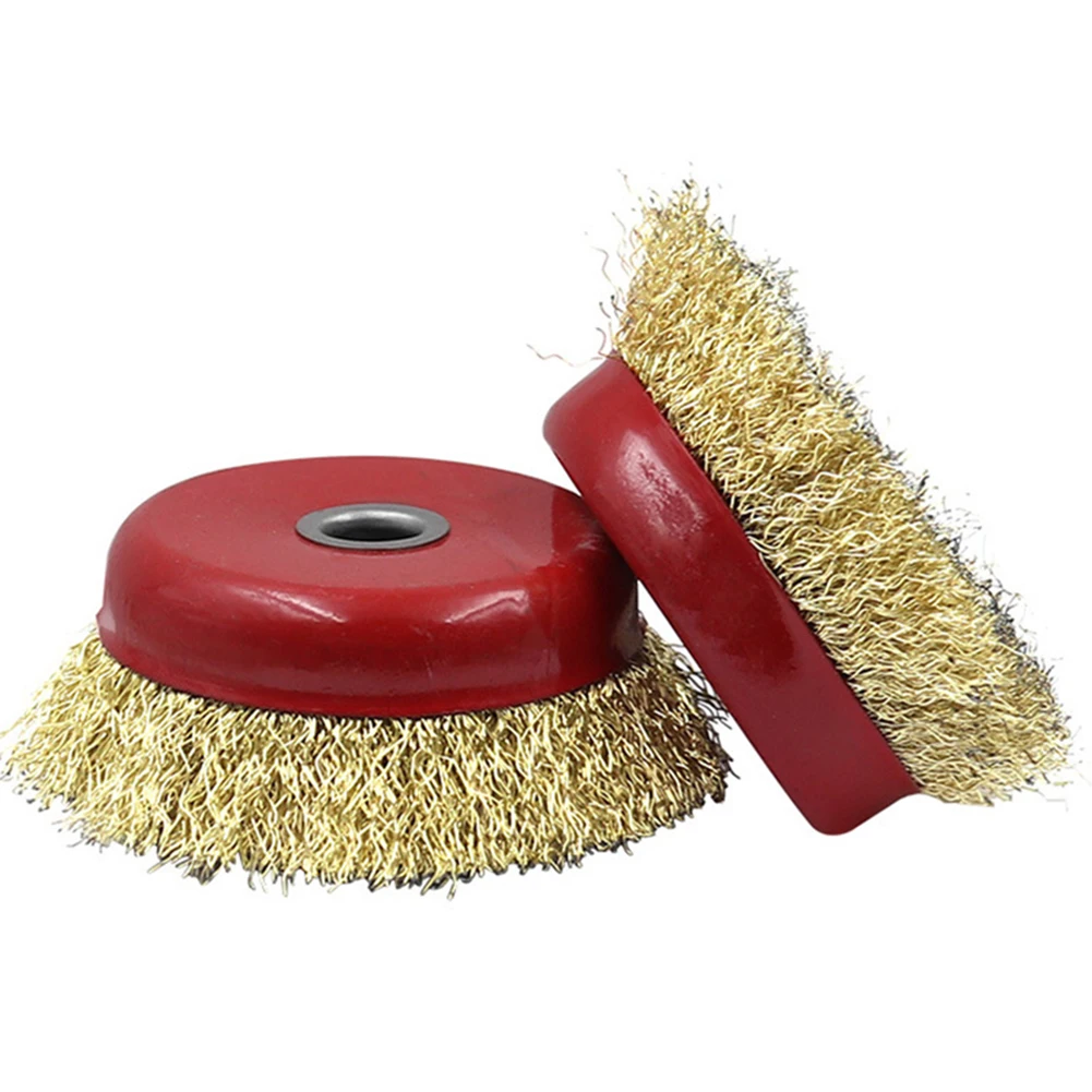 

Steel Wire Brush M10 M16 Angle Grinder Wire Wheel Rust Paint Removal Deburring Polishing Tool Grinding Wheel Derusting