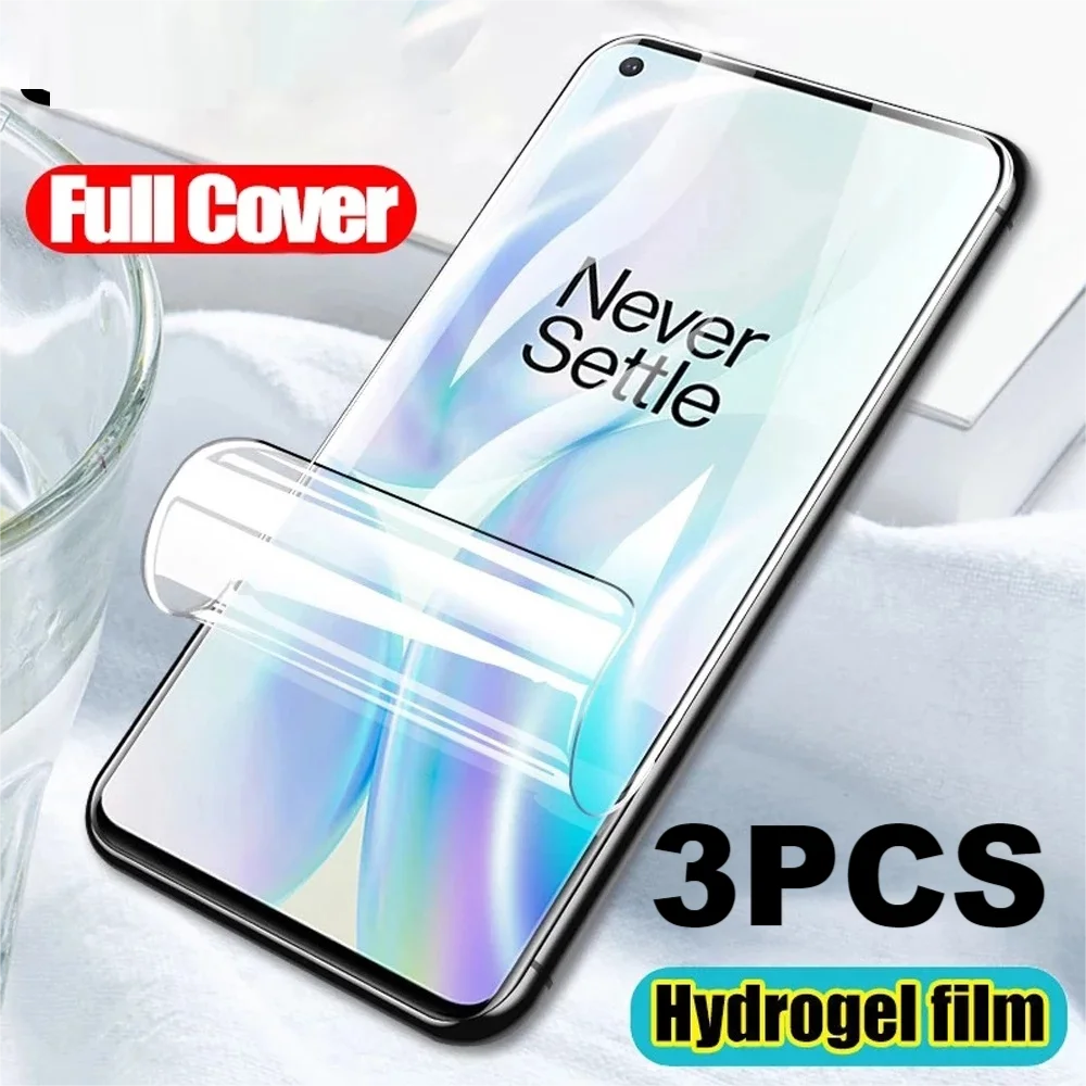 

Гидрогелевая пленка для Oneplus Nord 2T, защитная пленка с полным покрытием экрана 9H для Oneplus 10R, 3 шт.